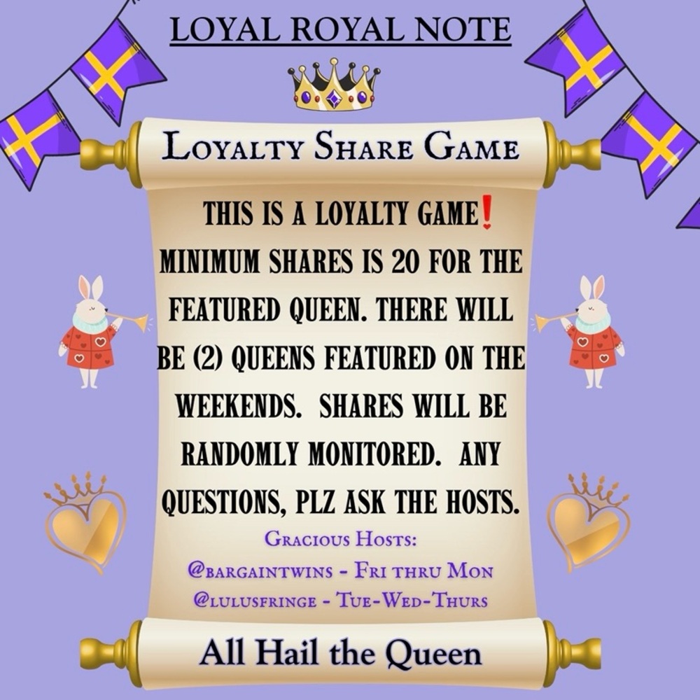 TODAY’S QUEENS ARE
OVER @VICKINIKKI’S
💜⚜️💜⚜️💜⚜️💜⚜️💜 - Picture 12 of 14